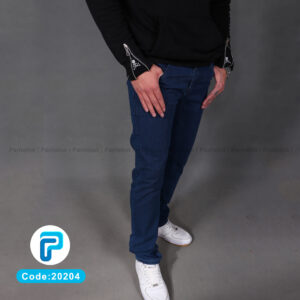 شلوار لی (جین) مردانه رنگ آبی کلاسیک کد 20204