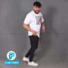 شلوار جین فیت مردانه رنگ زغالی کد 12606 - Image 2