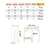 شلوار پارچه ای مراکشی میله ای مردانه کد 971321 رنگ طوسی - Image 4