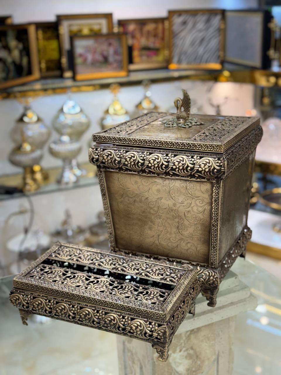 ست سطل و جادستمال خاتون آنتیک 1609