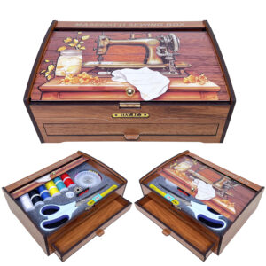 جعبه جا نخ سوزن ام دی اف کرکره ای مدل مازراتی