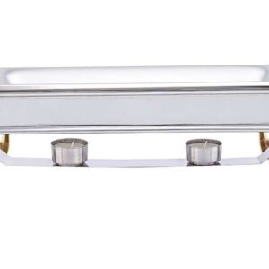 سوفله برنج خوری 8 نفره حلقه نگین رزلند دسته طلایی 28004