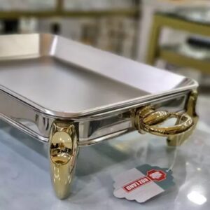 سوفله برنج خوری 8 نفره پافیلی رزلند دسته طلایی 6072