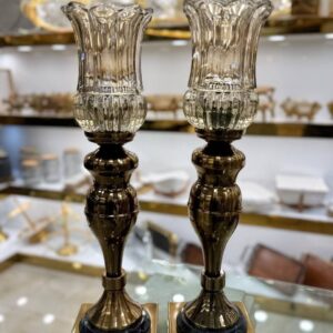 ست ساعت و شمعدان آنتیک 4053