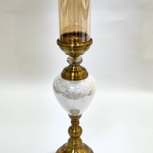 ست ساعت و شمعدان صدفی آنتیک 6060