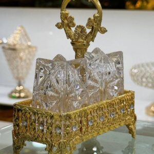 نمکدان نگین دار طلایی اماراتی 1726