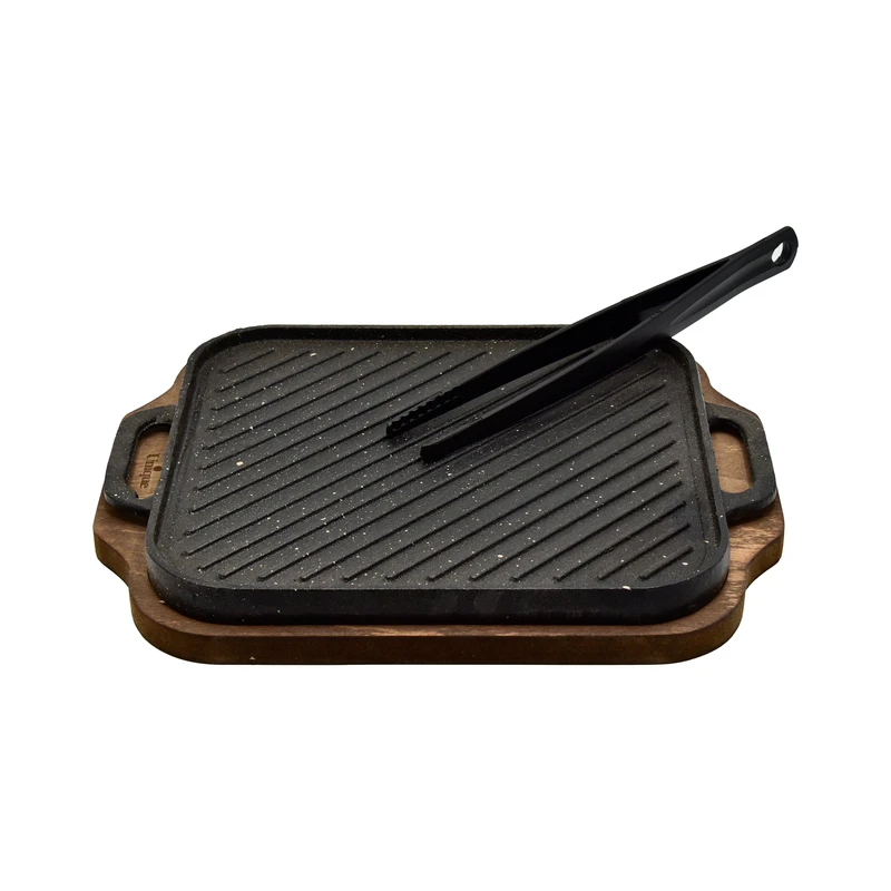 تابه گریل یونیک مدل مربع کوچک مجموعه 3 عددی کد UN-6015 - Image 3